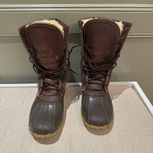 L.L. Bean Women's Shearling-Lined Bean Boots